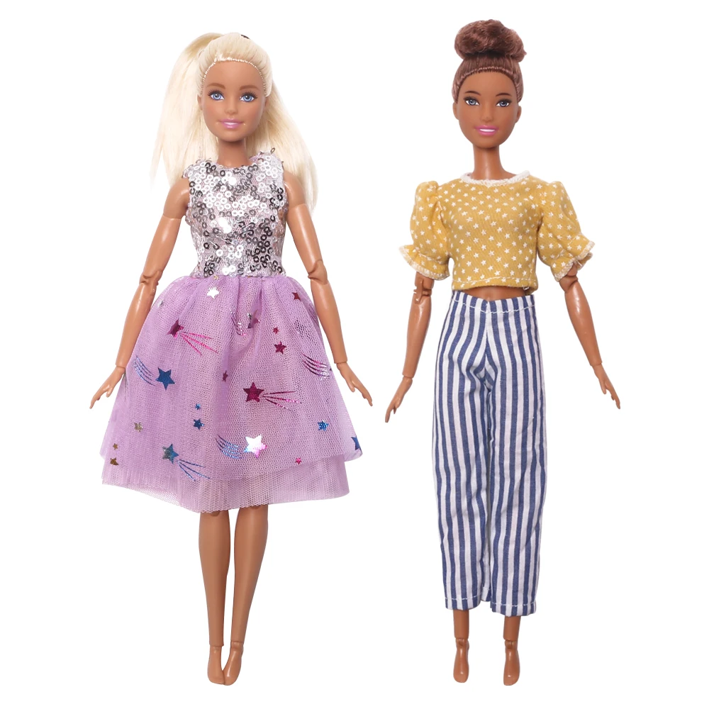 Newest Doll Dress Short Ballet Dresses For Barbie Doll Clothes Fashion Clothes For Barbie Dolls Outfits Doll