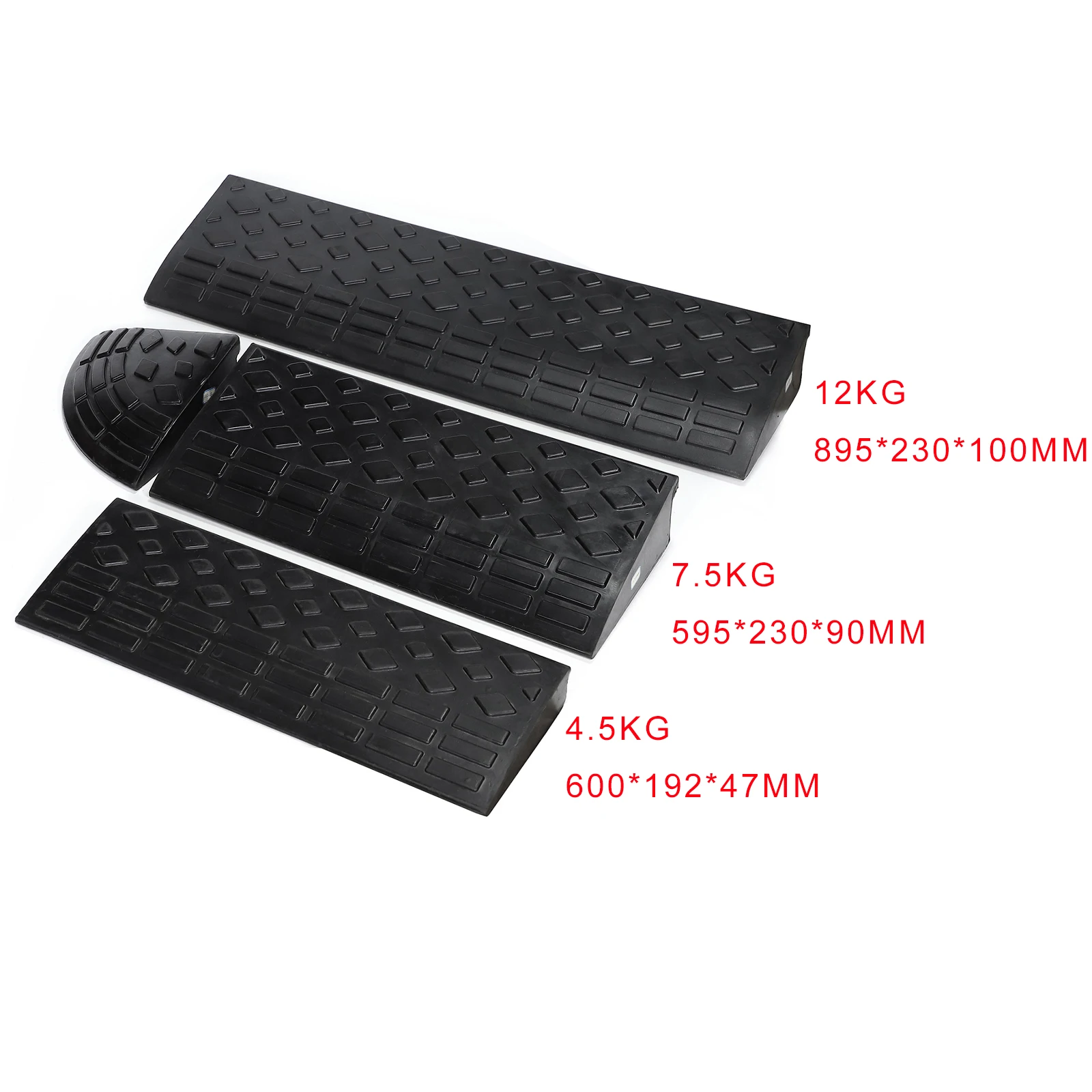 Rubber Triangular pad Car Vehicle Car Vehicle Loading Ramp Plastic Ramp Vehicle Slope Ramp