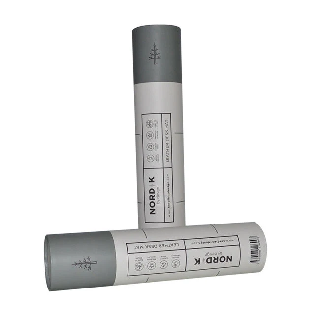 Custom logo biodegradable craft paper tube mousepad packaging box round cardboard boxes for mouse pad packaging