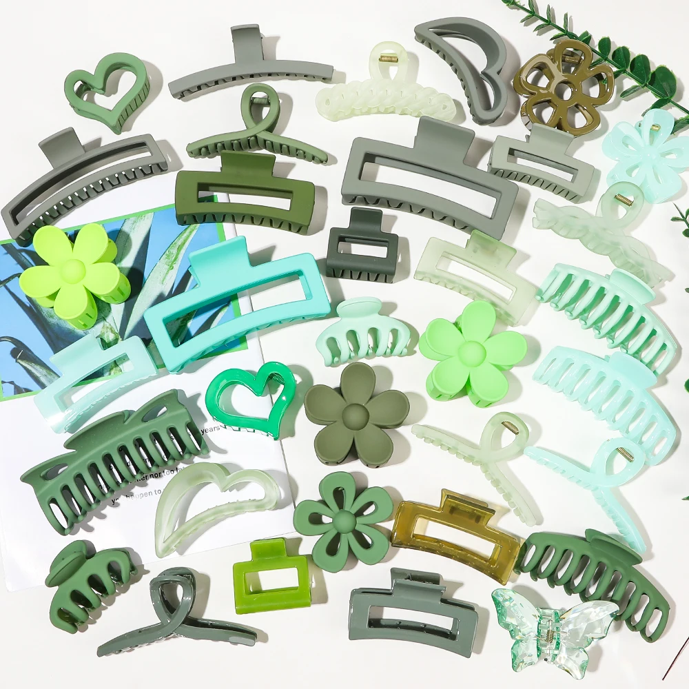 2023  Large Hair Claw Clips Nonslip Big clamps Perfect Jaw Matte hair clips for Women and Thinner hair styling