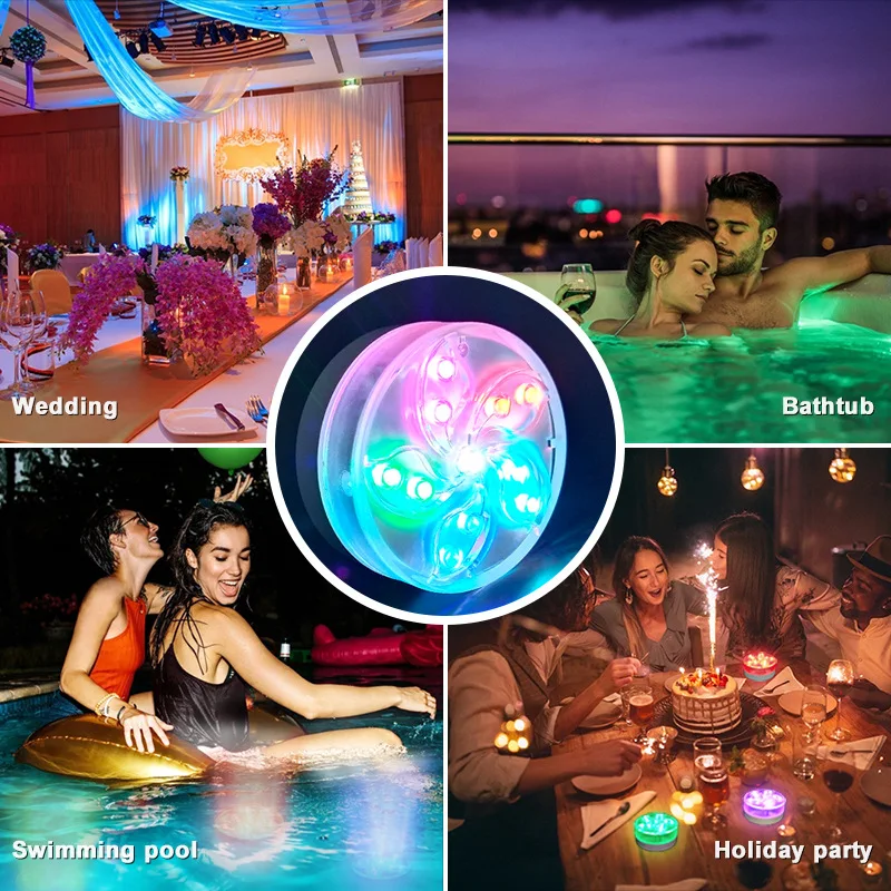 
Pool Light 2W solar lights table wall mounted underwater pool light for wholesales 