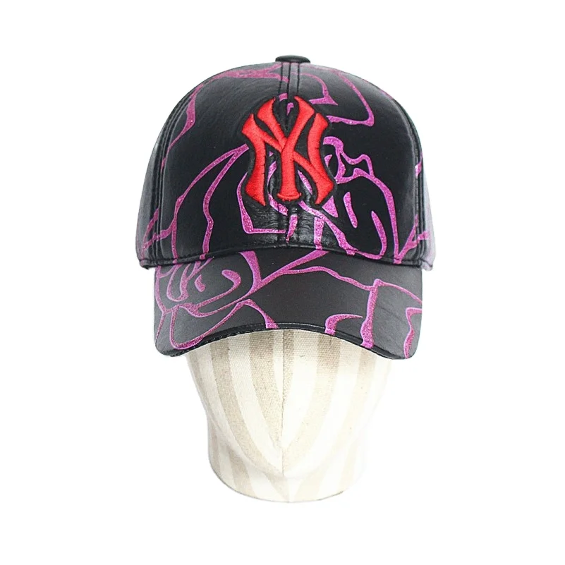 Кожаная шляпа для мужчин и женщин 2020 Новая бейсбольная кепка с надписью в стиле Молодежная обувь для отдыха в первую очередь овчины теплая шапка