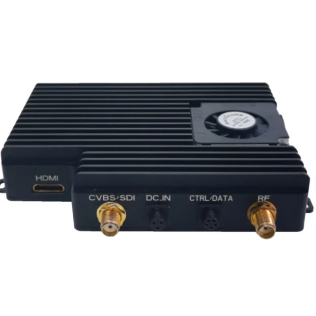 30km NLOS COFDM Video Transmitter with With interface CVBS  For VTOL UAV UGV Drone HD 1080P RF Mobile Wireless Communication
