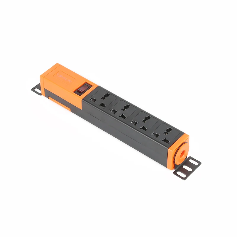 19 Inch 1U 13A 10A Switch 4 Way 6 Way Universal Basic PDU for Internet Data Centre
