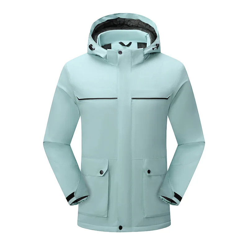 Unisex Waterproof Ski & Snowboard Jacket With Down Liner Winter Outdoor Thick Warm Coat Men Women Breathable Plus Size Feature