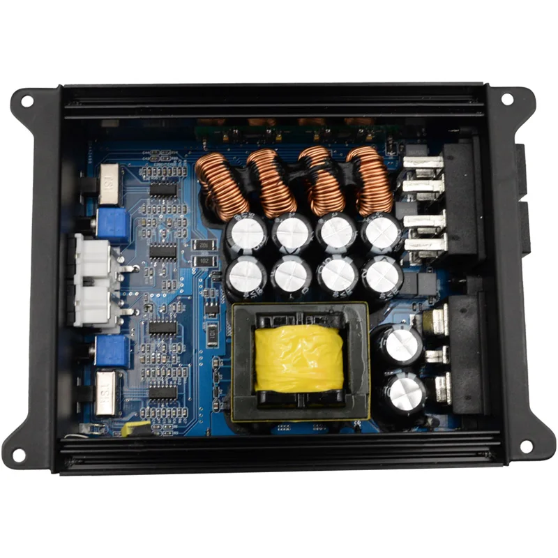 New Product 12V Super Efficient Performance 200w Double PCB Mini Class D Car Amplifier Super Compact Size Car Audio Amplifier