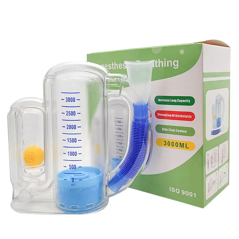 Hot Selling 3000ml Lung Breathing Training Device Rehabilitation Therapy Training Device