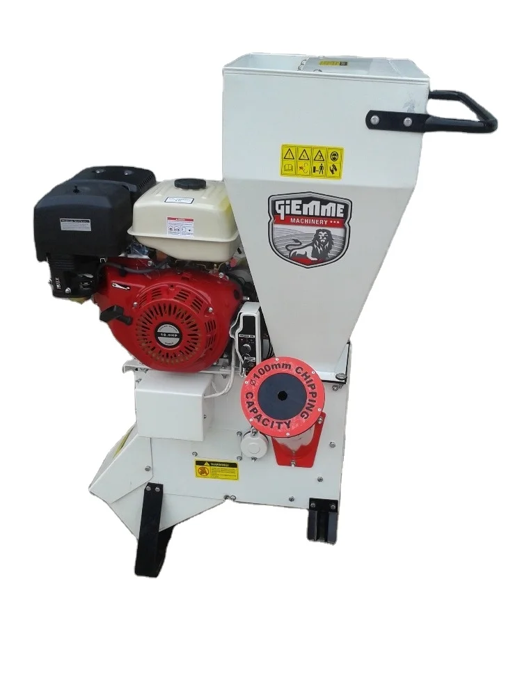 6.5HP mini gasoline wood crusher leaf garden shredder