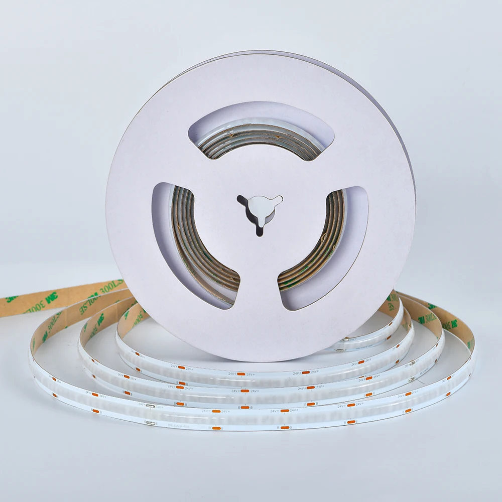 Dc24v Perfect Uniformity 840led/m 768led/m Rgb Cob Led Strip Light Neon Light True Color Cabinet Light Cupboard Light