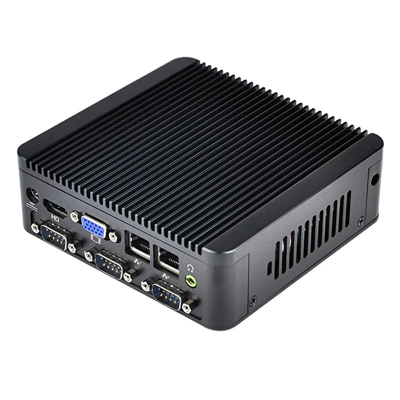 cheap mini pc  j1900 4G 256G industrial fanless mini pc i7