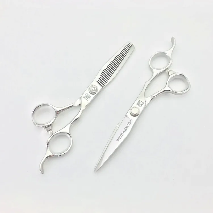 Набор ножниц для стрижки и филировки волос 6 0 дюйма 440с