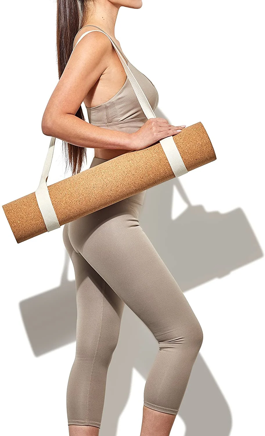 Factory Wholesale Custom LOGO Eco Friendly Yoga Natural Fitness Cork Tpe Yoga Mat 5mm Mat Cork Yoga Non Slip