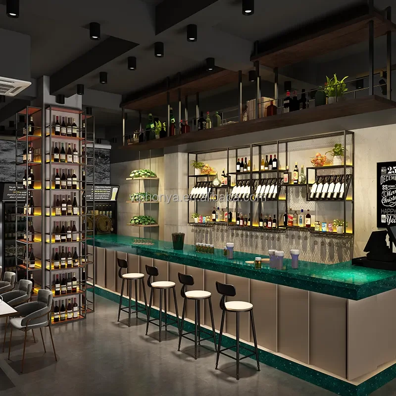 Factory wholesale premium stainless steel wine rack hot sell design perfect for home and bar use