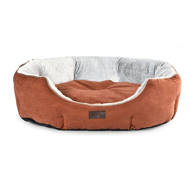 Non-slip Recycled Material Warm Soft Dog Bed Eco-friendly Dog Bed