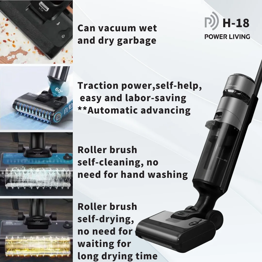High Quality Wholesale Cordless Automatic Wet and Dry Vacuum Cleaner for Floor Care