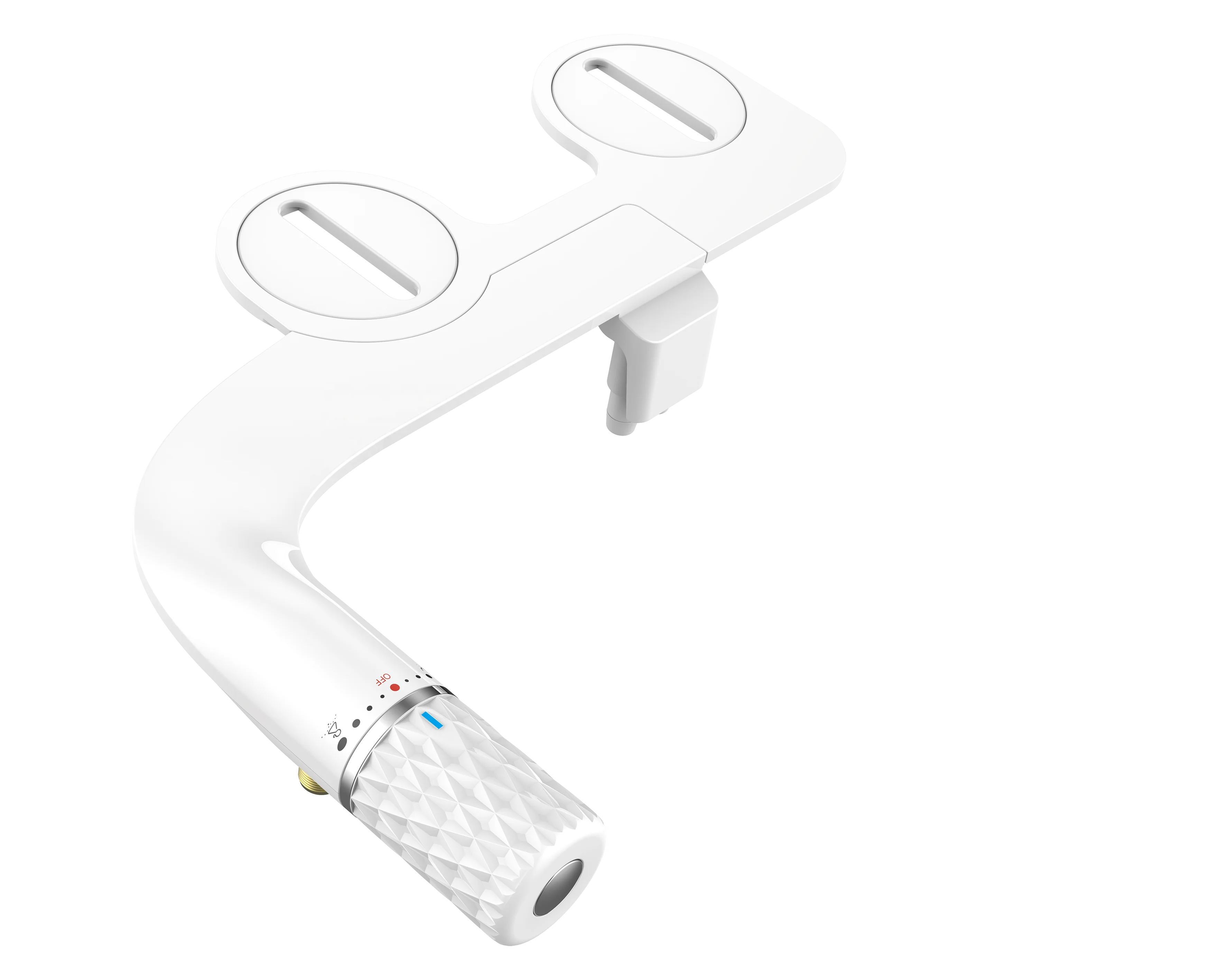 OEM/ODM Dual Wash Nozzles bidet toilet seat attachment  pulverisateur de bidet Non Electric Manual WC toilet bidet