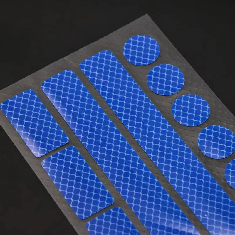 RIDERACE MTB Bike Fluorescent Reflective Sticker Cycling Wheel Rim Night Safety Warning Reflector Film Decal Bicycle Reflector