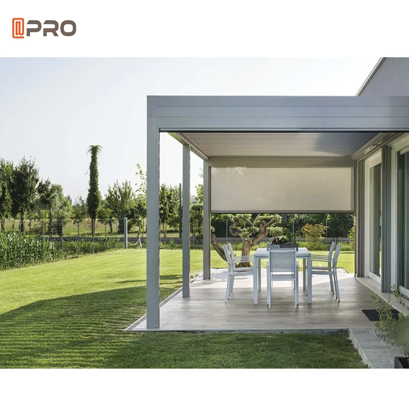 New design commercial Adjustable Aluminum Patio Pergola Louver Roofs for House Garden aluminum door gazebo pergola canopy 3x3