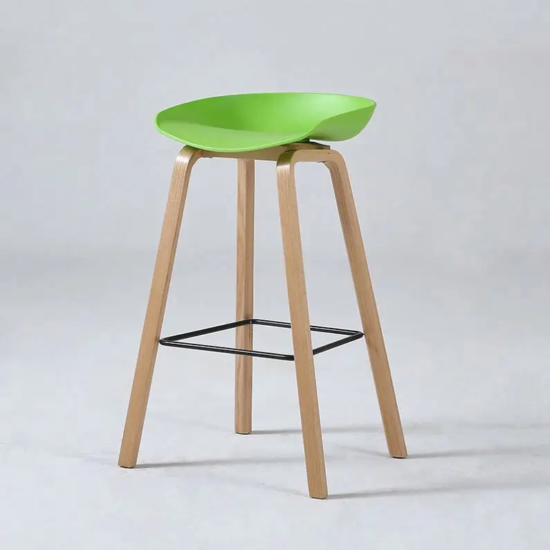 Hot sale plastic seat bar furniture counter cafe restaurant height bar stool high chair