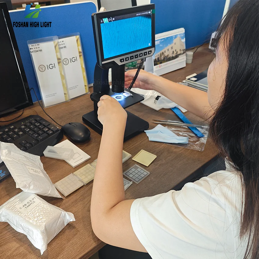 13mm square synthetic lab grown electron jewelry single crystal SCD CVD diamond seed