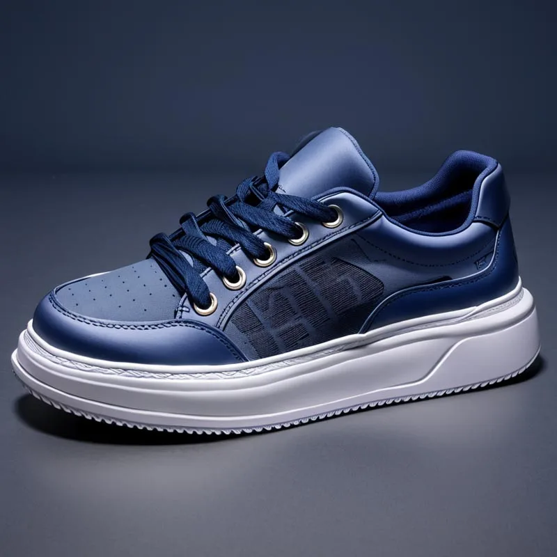 Tide Men s Casual Fashion Sports Shoes with Round Toe Soft Single Board Shoes for Summer