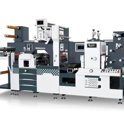 MDC-360-plus customization rotary and flatbed flexo cold stamping foiling and flatbed sticker die cutting machine