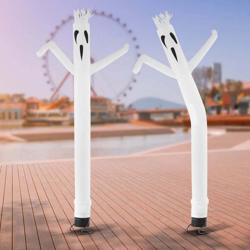 Inflatable Two Legged Girl Air Sky Dancer Multi-Color Double Leg Tube Man