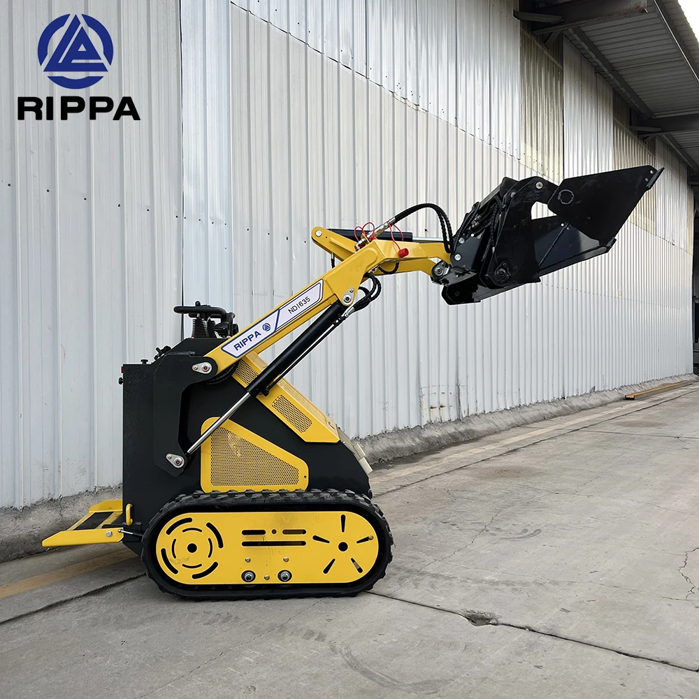 Cheapest Price Epa Euro5 Engine Skid Steer Mini Loader Stand On Skid Steer With Bucket