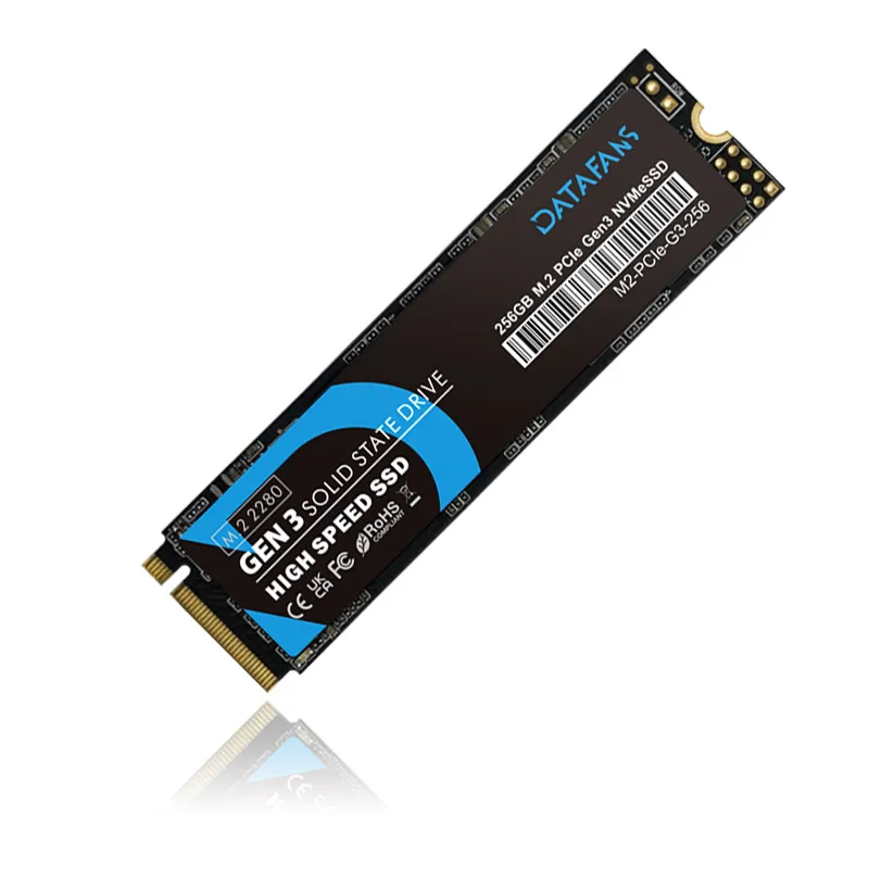 
DATAFANS SOLID STATE DRIVE 256GB - NVMe M.2 PCIe Gen3x4 2280 SSD 