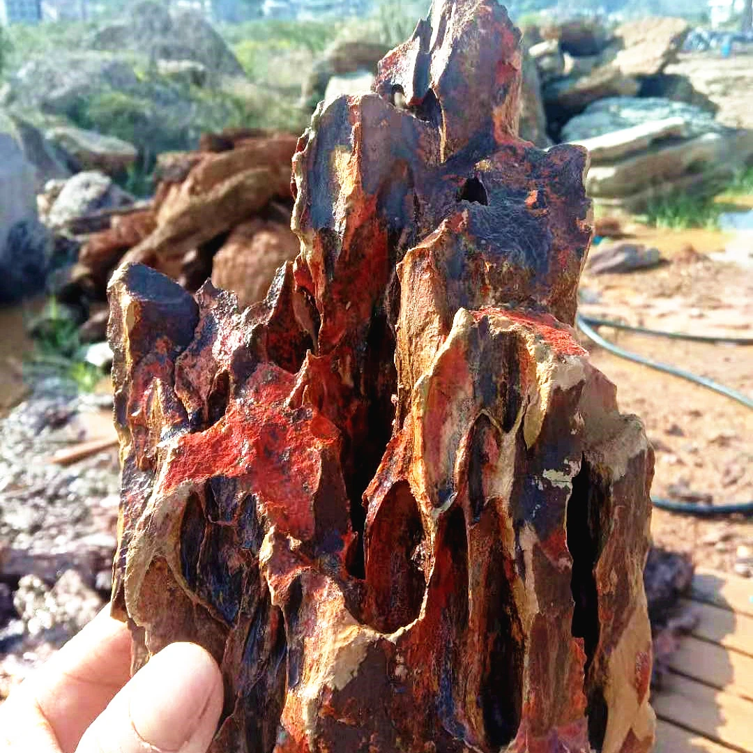 Аквариумный горный камень орнамент кислотная мойка Seiryu Rock для аквариума с коричневым драконом