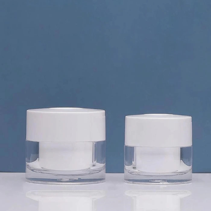 30g 50g Professional Plastic Manufacturers 2022 new Cosmetic Jar with Spoon Packaging Jars