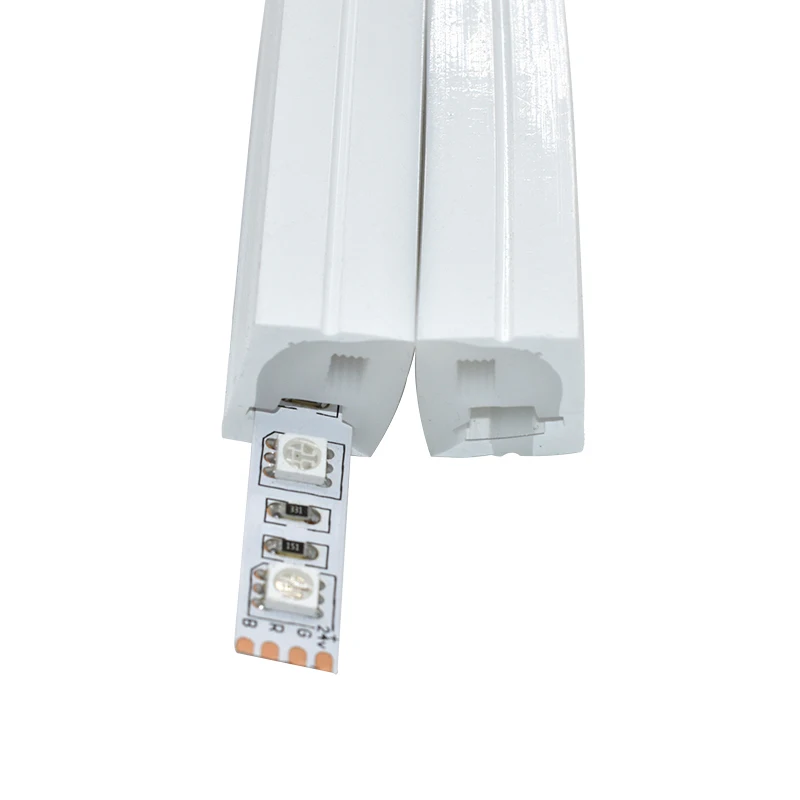 
1616 side-emitting LED light tube 12MM PCB flexible light strip two-color silicone neon lamp protective sleeve 