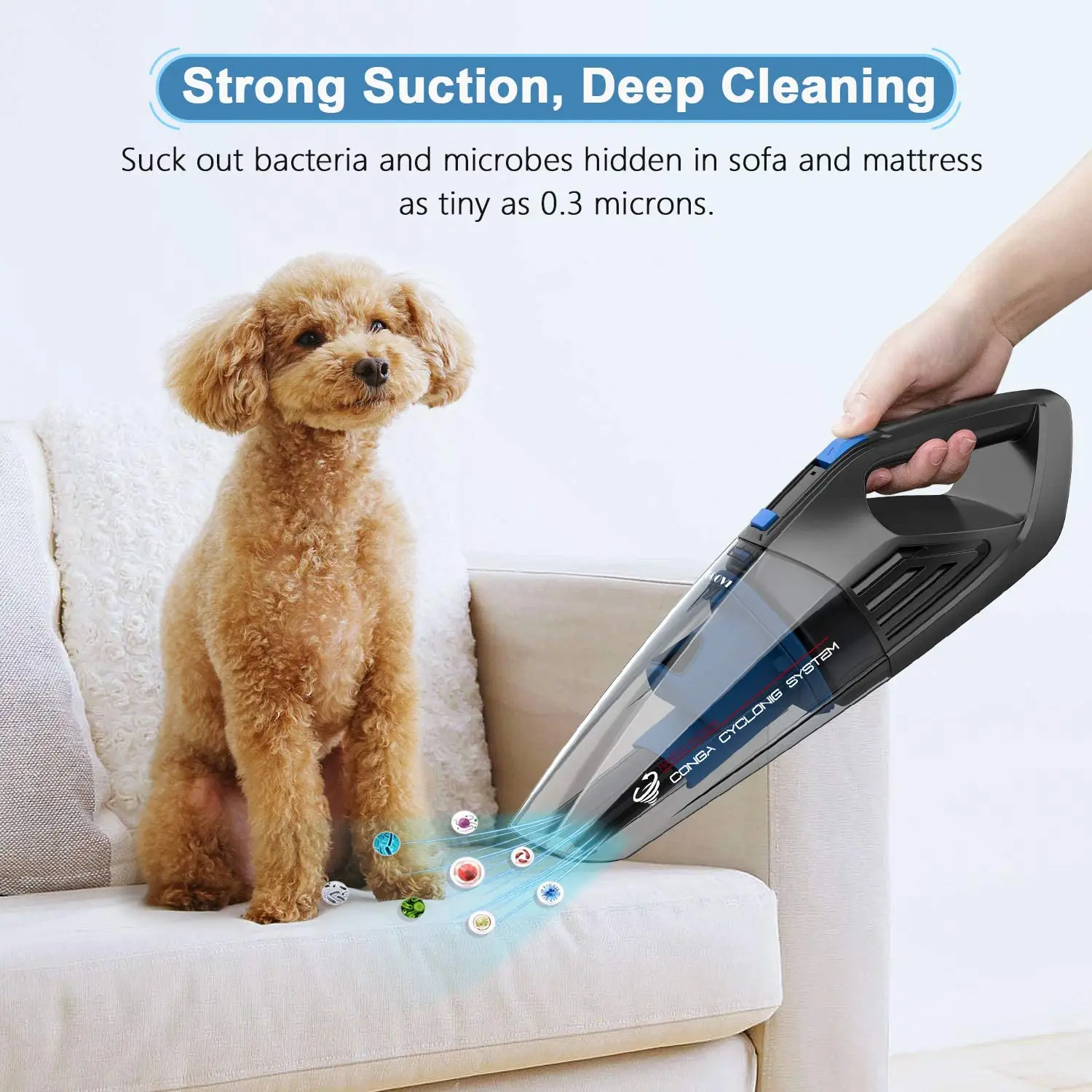 Handheld Car Vacuum Cleaner Pressure Gauge 4 in 1 lurking hand vacuum car mini vacuum