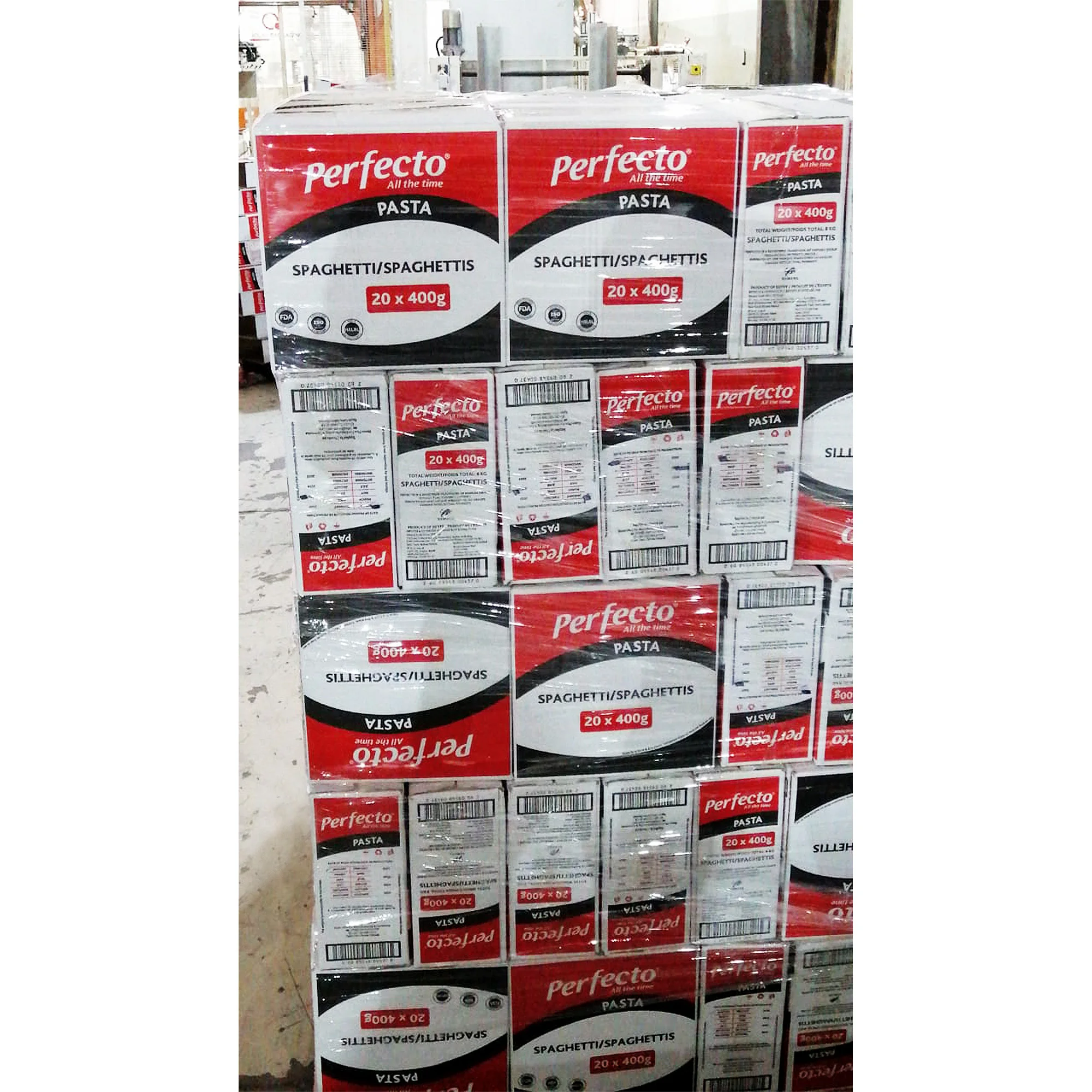 Great brand Perfecto 400 g spaghetti pasta premium quality manufactured best price long shelf life Egyptian brand
