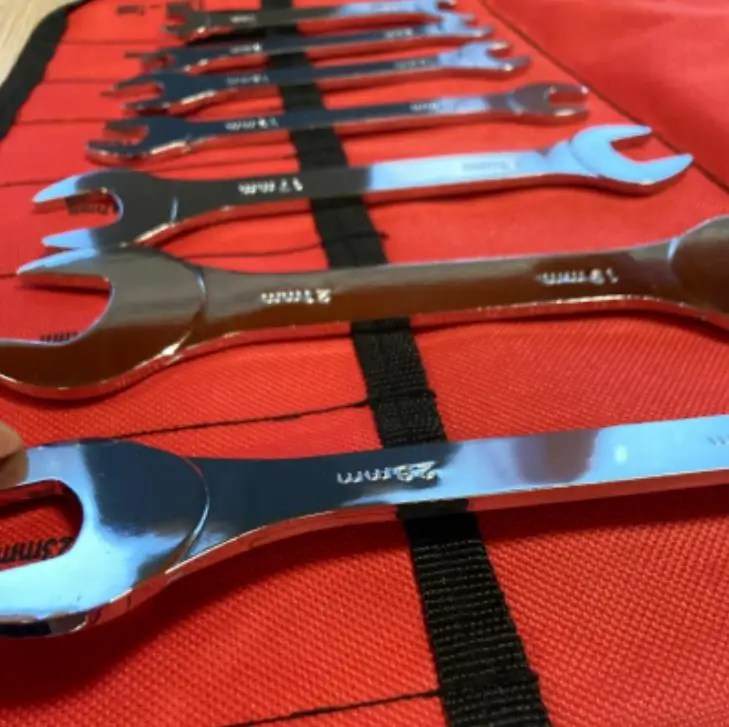 7pc Super Thin Wrench Set Metric 3mm factory customized new item hand tools auto repair tools