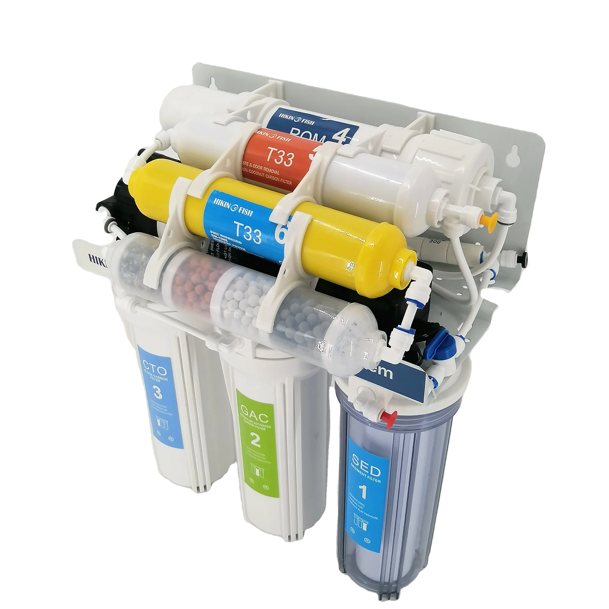 
7 stages Household Domestic Ro System Reverse Osmosis Water Filter With Stand t33 water filter 