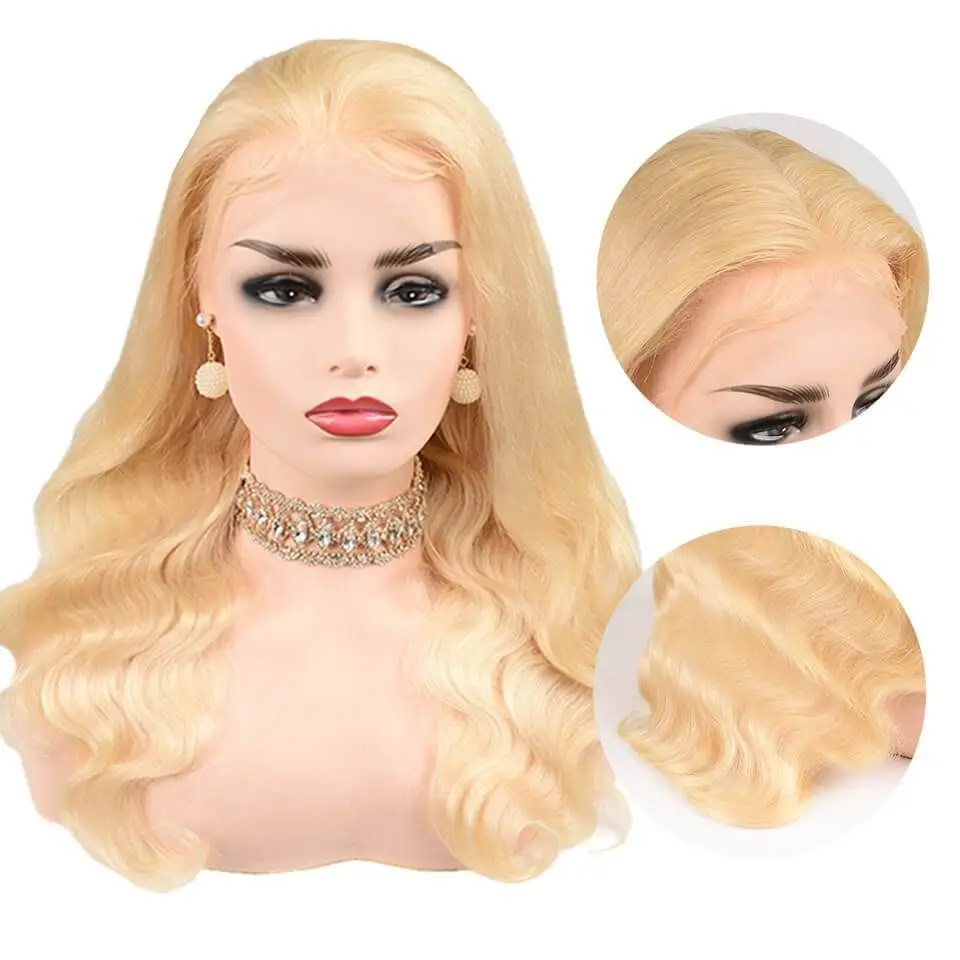
Manufacture popular sells 40 inch 613 wigs Beautiful full lace Bob Wig HD Transparent full lace wigs 