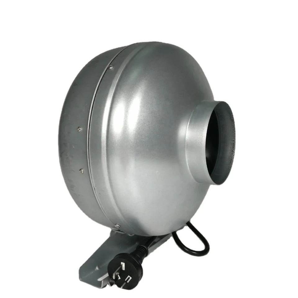 125mm Solar Power Hydroponic Grow Room Ventilation Duct Fan Centrifugal Fan Plant DC Exteror Motor