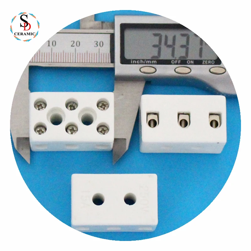 High Temperature Insulated Ceramic Terminal Block Connector