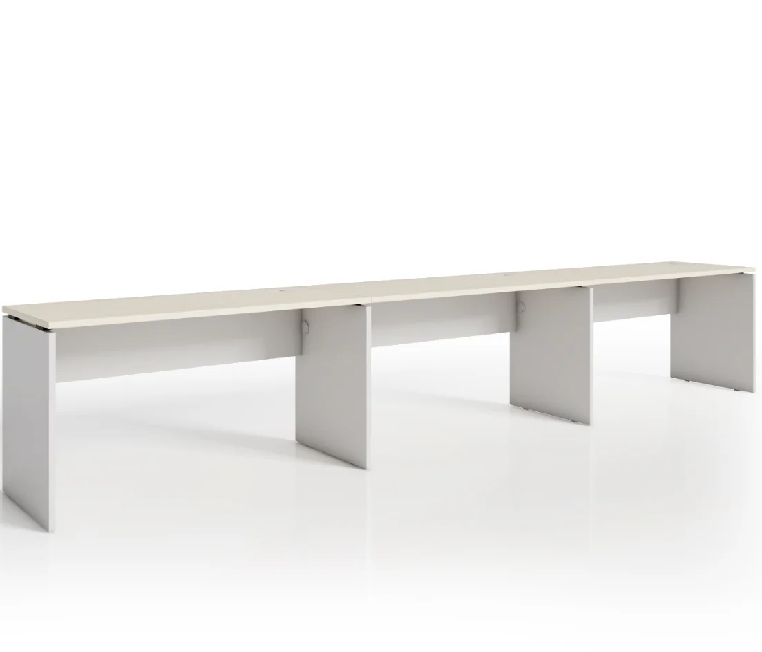 Modern fashion office furniture wooden staff workstation open office workstation staff table