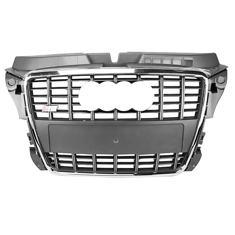 Drop shipping front S3 grill for Audi A3 8P 2008 2009 2010 2011 2012