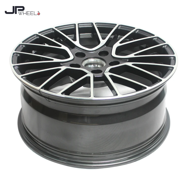 J05006 gunmetal machine face forged wheels 5x130 car alloy wheels 18 inch 19inch 20inch 22inch 24inch 26inch