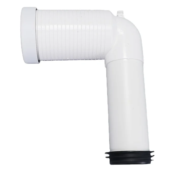 Wholesale Easy Fit Bent Flexible Plastic Wc Pan Waste Tube Toilet Connector Pipe