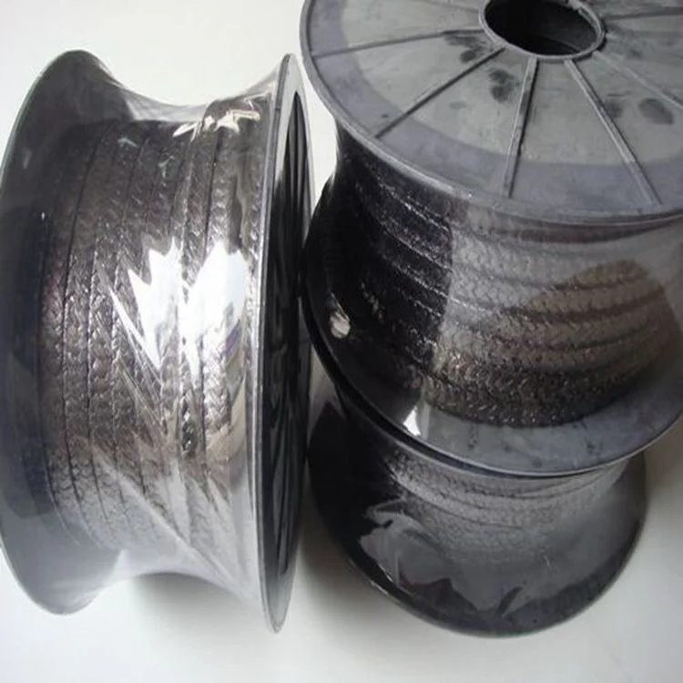 High stability and corrosion-resistant sealing material black PTFE gland packing