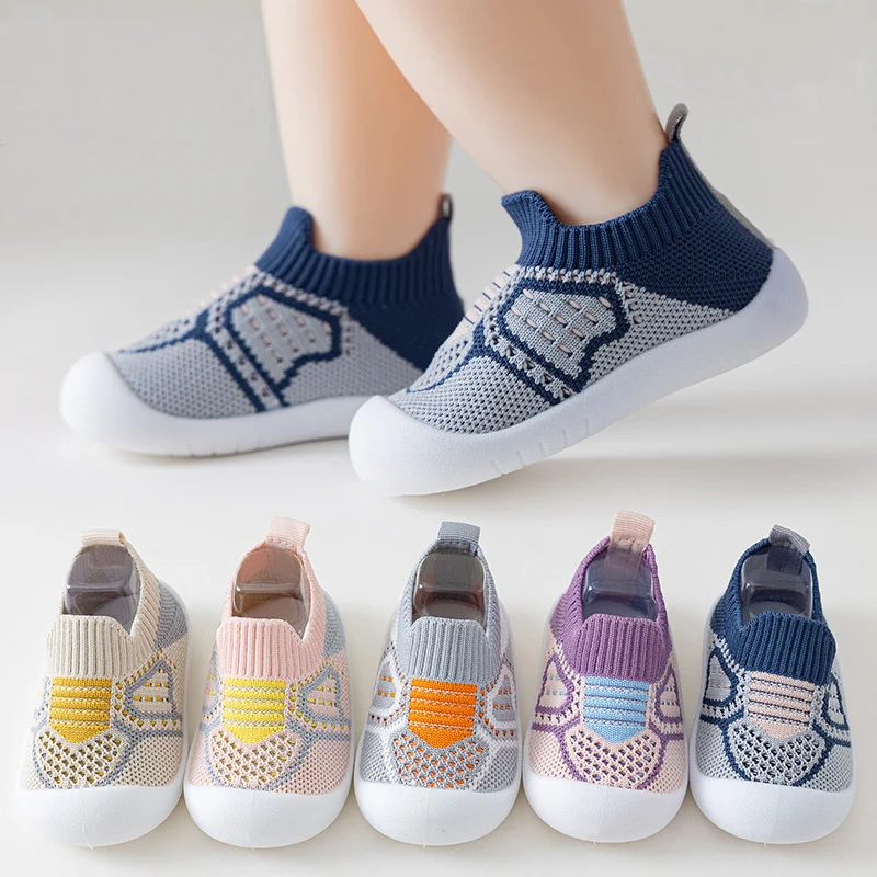 Spring Autumn Baby Socks Shoes Indoor Walking Floor Socks Anti slip Soft Sole Children Floor Shoes