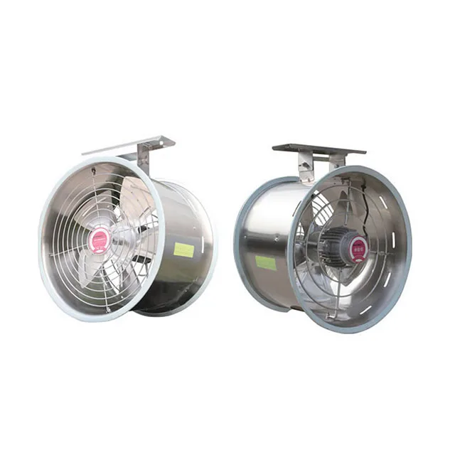 
Low Price Guaranteed Quality Wholesale Price Exhaust Ventilation Cooling Fan Axial Flow Fan AC Ceiling Fan Greenhouse Silver 