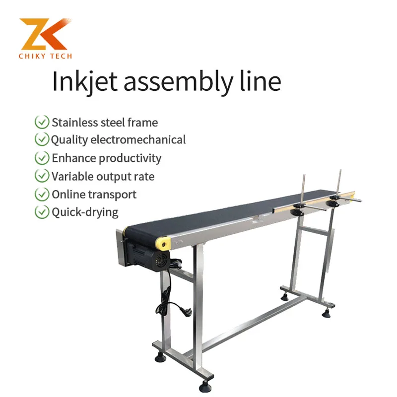 Low Price High Quality Portable Inkjet Printer Stainless Steel Rubber Conveyor Belt