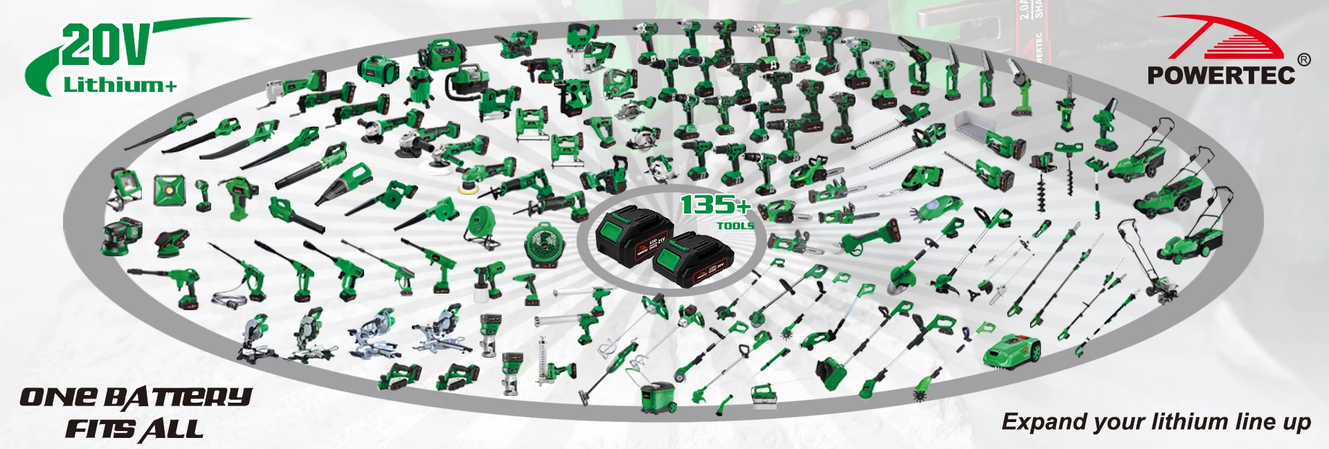 POWERTER Wholesale Rechargeable 20V Cordless Battery Lithium Chain Saw Chain Hand Saw Cutting Wood Chainsaw