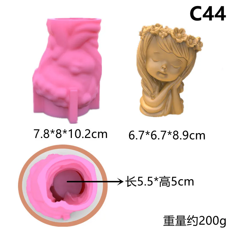 Силиконовая форма для свечей «сделай сам» креативный 3D держатель ручек и подсвечников цветочный горшок