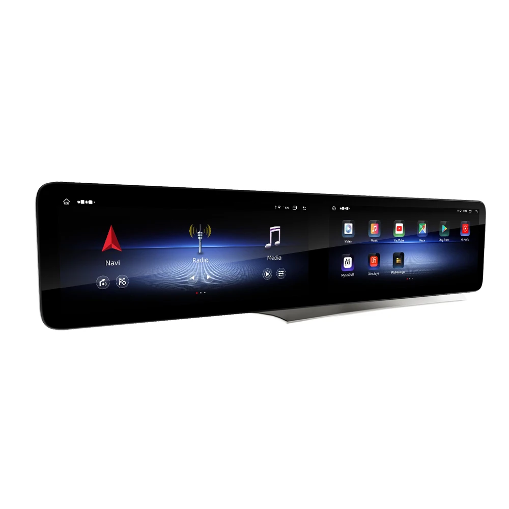 MEKEDE MNB Android MTK8667 8+128GB Headunit For benz C/GLC 2015-2020 Dual 12.3-inch interactive screen  car dvd player car radio